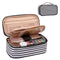 OCHEAL Small Cosmetic Bag,Portable Cute Travel Makeup Bag for Women and girls Makeup Brush Organizer cosmetics Pouch Bags-Black/White Stripes...