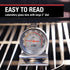 CDN Oven Thermometer ProAccurate®, Easy-to-Read 2" Dial, Stainless Steel Housing, Temperature Zones, Stand or Hang, Monitor Oven Temperatures, NSF...