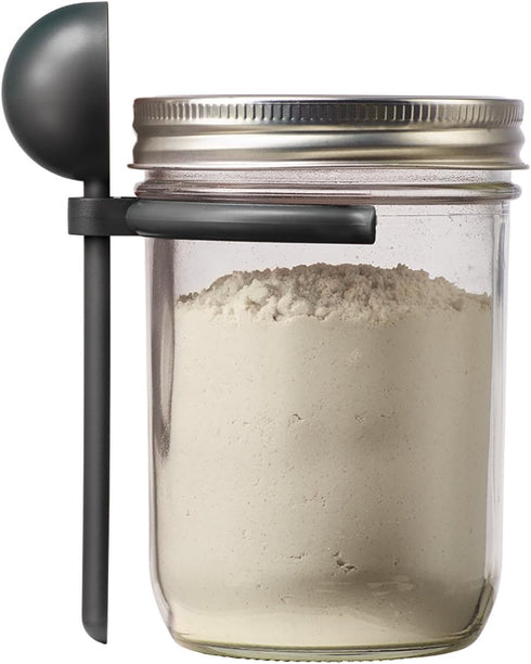 Jarware Coffee Spoon Clip for Wide Mouth Mason Jars, 6"...