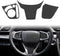 Carbon Fiber Steering Wheel Sticker Trim Compatible with Honda Civic 2016-2022 11th 10th Gen Sedan Hatchback Interior Car Steering Carbon Fiber St...
