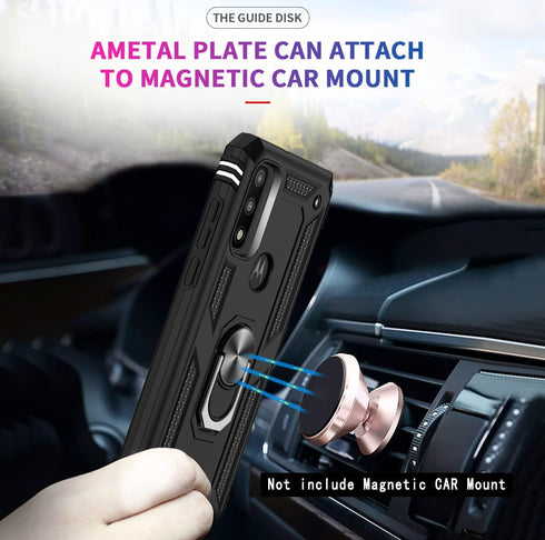 LeYi for Moto G-Play-2023-Case: Moto G Pure Case/G Power 2022 Case with 2 Pcs Screen Protector, Military-Grade Phone Case with Magnetic Stand for ...