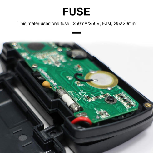 ALLOSUN-EM3081 Digital Multimeter/DMM/Multi Tester Amp/Ohm/Volt Meter/Diode and Continuity Test Pocket Size...