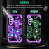 Miqala for Galaxy A55 5G/A35 5G Case,Glow in The Dark Three Layer Heavy Duty Shockproof Full Protection Hard Plastic Bumper+Soft Silicone Protecti...