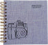 enyuwlcm Linen Hardcover Small Scrapbook with Black Pages 4 x 6 Handmade Photo Album DIY Album Book Suitable for School Kids Baby Girl 40 Pages Pu...