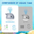 ZHENDUO Rechargeable Baby Bath Toys, Light Up Bath Toys Spray Water Bath Toy, Sprinkler Bathtub Toys for Toddlers Kids Boys Girls, Pool Bathroom T...