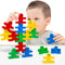 Montessori Toys for 2 3 4 Year Old Boys Girls Gifts, 16pcs Wooden Building Blocks for Toddlers 1-3 Year Old, Stacking Blocks Sensory Toys for Kids...