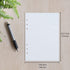 A5 Blank Paper 6-Hole Punched, 250 Sheets (500 Pages), 100 GSM, Printer Paper 148mm x 210mm (5.83 in. x 8.27 in.)...