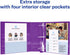 Avery Heavy-Duty View 3 Ring Binder, 1.5" One Touch EZD Rings, 1 Purple Binder (79774)...