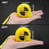 2 Packs Tape Measure 25 ft /16 ft, Esydon Measuring Tape Extendable, Self-Locking Tape Measurer, Easy Read Imperial/Metric Scale Measurement Tape ...