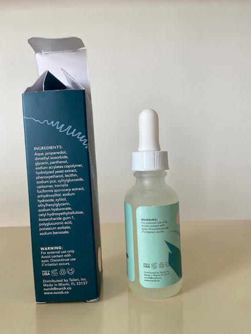 Pure Hyaluronic Acid Serum for Face + Snow Mushroom + Vitamin B5 | Natural & Lightweight | Vegan, Clean, & Fragrance Free | Moisturizer Hydrates D...