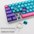 Owpkeenthy WHYSP PBT Keycaps 60% for 60 Percent Keyboard OEM Profile Backlit Key Cap Replacement 6.25U Space Bar...