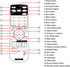 Projector Remote Control 2198635 for Epson 880 EX3280 VS260 EX5280 EX9230 PRO EX9240 EX7280 EX10000 BRIGHTLINK 725Wi 735Fi 1485Fi+ 1485Fi POWERLIT...