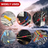 Nilight 200PCS Electrical Butt Connectors AWG 22-10 Insulated Electrical Wire Crimp Connectors Butt Splice Crimp Connectors Blue Red Yellow for Au...