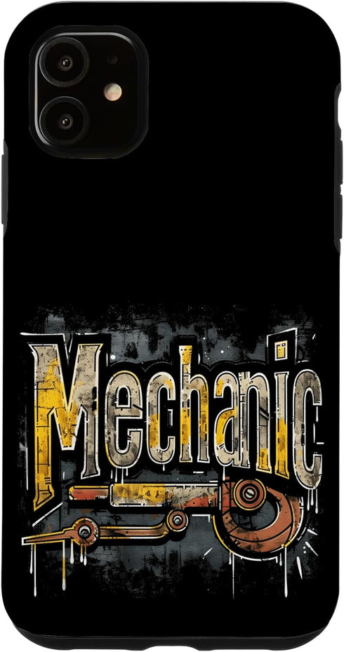 iPhone 11 Mechanic: a retro craftsmanship for mechanics and repair man Case...