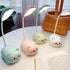 LED Desk Lamp for Kids, Cute Cat Lamp USB Rechargeable Reading Light,Portable LED Table Light, Flexible Gooseneck Eye-Care Cartoons Small Desk Lam...