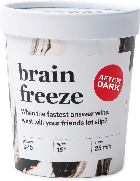 BRAIN FREEZE After Dark Party Game - The Hilarious Speak-Before-You-Think Card Game for Friends, Family, College Students, Fun Parties and Board G...
