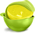 Preserve Nested Mixing Bowl Kitchen Supplies, Set of Three, Green and Yellow...