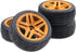 OD2.75'' 12mm Hex Hub Wheel Rims Nylon & Rubber Tires Compatible with HSP Tamiya HPI Kyosho Traxxas WLtoys 1/10 1/12 On-Road Touring Car,Wltoys 14...