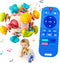 2PCS Teething Toy for Babies 0-6-12 Month Infant Teether Relief Toy for Baby 3-6-12-18 Month Montessori Development TV Remotes Sensory Toy for New...