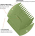 Hand Rakes Leaf Scoops -Large Leaf Grabber for Picking Up Yard Leaves, Lawn Garbage and Grass Clippings...