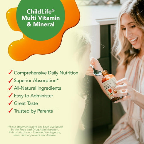 CHILDLIFE ESSENTIALS Kids Multivitamin & Mineral - Kids Vitamins, Liquid Multivitamin for Kids, Toddler Multivitamins, Liquid Vitamins, Baby Multi...