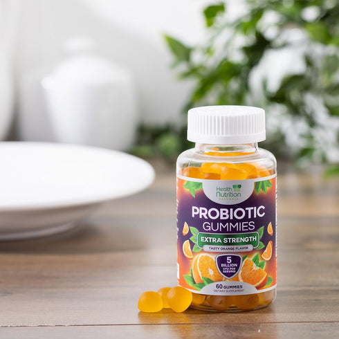 Daily Probiotic Gummies for Women & Men, Extra Strength 5 Billion CFU Daily Probiotics Gummy Supplement, Vaginal Health Gummies, Urinary, Immune, ...