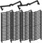 100 Pcs Peg Locks Pegboard Hook Locks Peg Hook Locks Plastic Pegboard Hooks Black Plastic Peg Hook Fixer Pegboard Display Hook Organizer Peg Board...