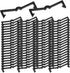 100 Pcs Peg Locks Pegboard Hook Locks Peg Hook Locks Plastic Pegboard Hooks Black Plastic Peg Hook Fixer Pegboard Display Hook Organizer Peg Board...