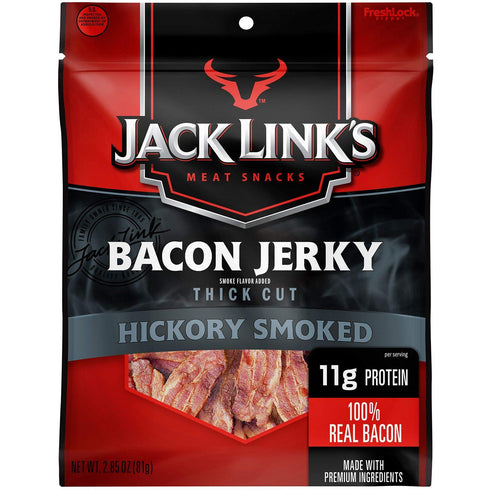 Jack Links Thick Cut Hickory Bacon Jerky (2.85oz)...