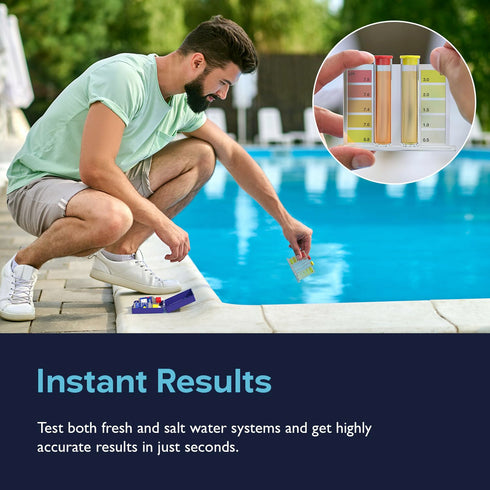 Lupo 2-in-1 Water Test Kit for Swimming Pools & Spas | Water Chemical Test Kit for pH and Free Chlorine...