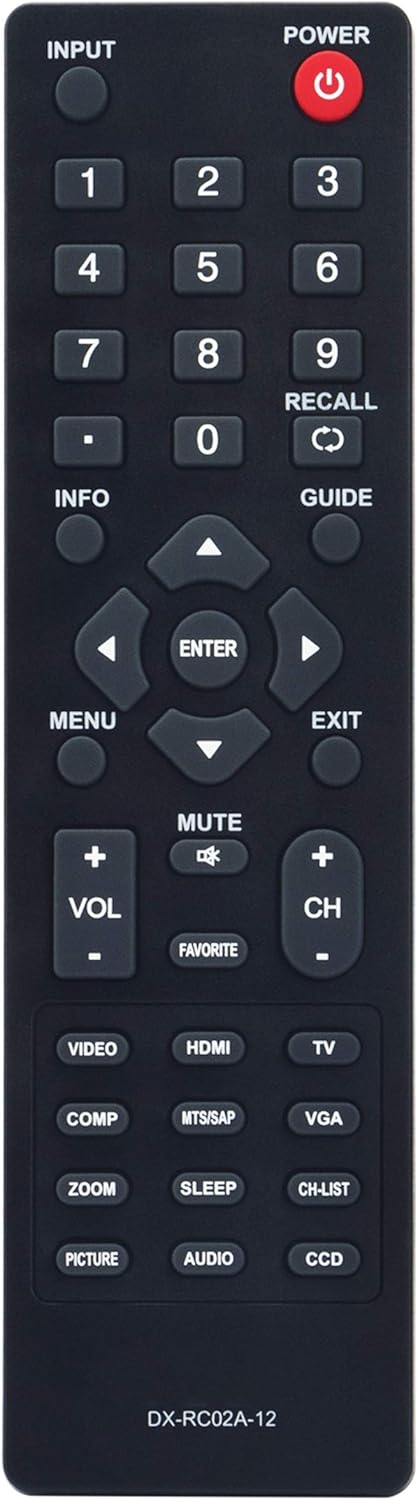 New DX-RC01A-12 DX-RC02A-12 LCD LED TV Remote sub DX-RC02A-12 DX-RC01A-12 RC-701-0A ZRC-400 DX-RC01A-13 DX-RC01A-12 RC-201-0B Remote for Almost 99...