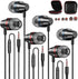 3 Pack Wired Earbuds - Metal Corded Earphones with Microphone Headphones Ear mic Buds Driver bass high Phone Android Quality Earbud Headphone Earp...