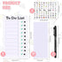 4 Pieces Kids Chore Chart To Do List Checklist Board ADHD Tools for Kids Daily Routine Chart with Markers Stickers Detachable Cardstock for Home R...