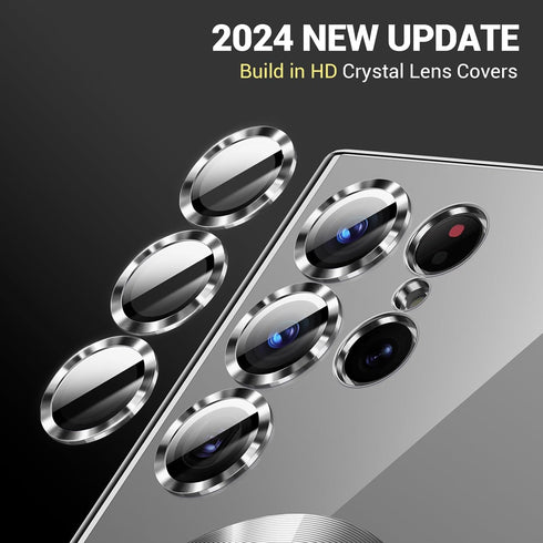 for Samsung Galaxy S24 Ultra Case?Only?.Magnetic Cover for S24 Ultra. Glossy Slim Thin Soft funda capa para for Galaxy S24 Ultra 6.8 inch.Compatib...