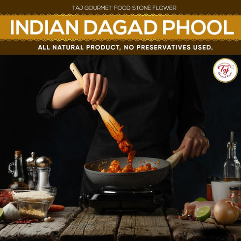 TAJ Premium Indian Dagad Phool, Stone Flower, 3.5-Ounce (3.5oz)...