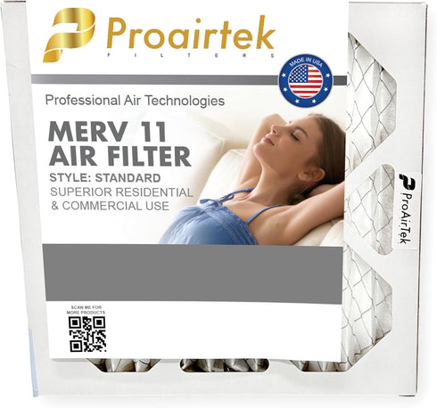 Proairtek AF12121M11SWH Model 12x12x1 Air Filter, MERV 11; Ideal for Anyone Wanting Clean, Crisp Air in Their Home...