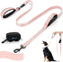 PuppyDoggy Dog Leash for Large Medium Dogs 6 ft Reflective Stitching Large Leash with 2 Traffic Padded Handles Dog Lead for Running Walking Traini...