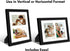 Americanflat 4x6 Double Picture Frame with Shatter-Resistant Glass - Fits Two 4x6 Photos or use as One 8x10 Picture Frame - Signature Collection -...