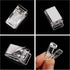 120 pcs Self-Adhesive Clips Wall Tapestry Clips Plastic Sticky Hanging Spring Photo Clips Poster Clips for Office Home Poster Photo Halloween Chri...