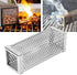 Pellet Smoker Tube 6 Inch Stainless Steel Perforated Wood Pellet Tube Smoker, Smoke Tube Box for Pellets Grill BBQ Cold Smoker Generator Tube, for...