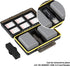 Camera Battery and SD Card Case,Water-Resistant & Shockproof,Camera Battery Holder Storage for Canon LP-E6 Nikon EN-EL15 Sony NP-FZ100 Fujifilm NP...