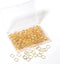 300 Pcs 10mm Open Jump Rings Gold Plated Jump Rings for Jewelry Making Single Ring Bulk for DIY Craft Earring Necklace Bracelet Pendant Choker Jew...