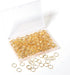 300 Pcs 10mm Open Jump Rings Gold Plated Jump Rings for Jewelry Making Single Ring Bulk for DIY Craft Earring Necklace Bracelet Pendant Choker Jew...