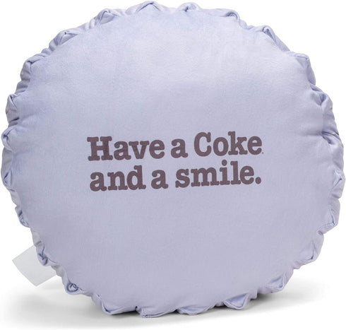 Mark Feldstein & Associates Drink Coca-Cola Bottle Cap 16 Inch Plush Polyester Embroidered Pillow...