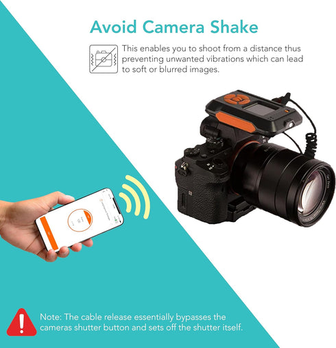 Foto&Tech 2.5mm-VPR1 Remote Control Shutter Release Cable Compatible with Miops Trigger, Sony A1 A7S III A7R IV V A7 III A99 II A7 II A7 A7R A7S A...
