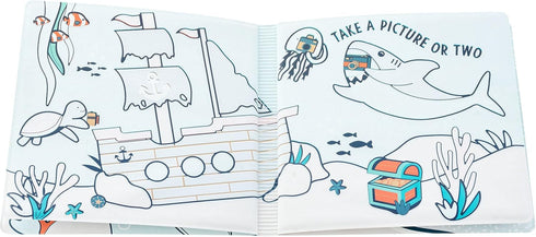 Stephen Joseph, Floating Color Changing Bathtime Book, Toddler Bath Toys, Shark...