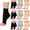 9 Pairs Toeless Socks for Women Cotton Pedicure Socks Flip Flop Open Toe Socks Women, Black Gray Pale Yellow, One Size...