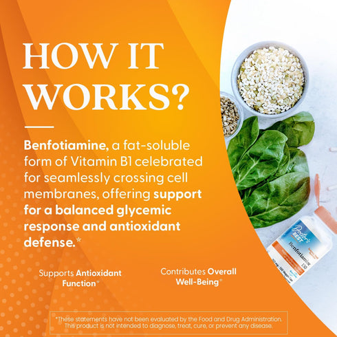 Doctors BEST Benfotiamine 150, Supports Glycemic Balance & Metabolic Response, Non-GMO, Gluten Free, Soy Free, Vegan 120 Veggie Caps...