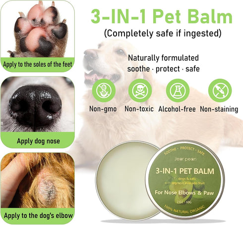 Paw Cleaner for Dogs, Dog Paw Pad Balm, Clean Paws No-Rinse Foaming Cleanser, Natural Sulfate Free Dog Paw Protector, Moisturizes Gentle Deep Clea...