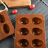 8 Cavity Silicone Egg Pan, Egg Tray, Egg Shape Ice Tray, Silicone Baking Supplies for Cake Decorating, Chocolate, Candy, Jello, Baking Pan for Muf...